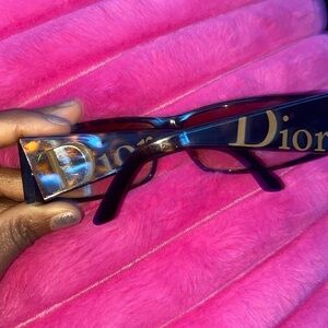 Dior Black and Gold Sunglasses